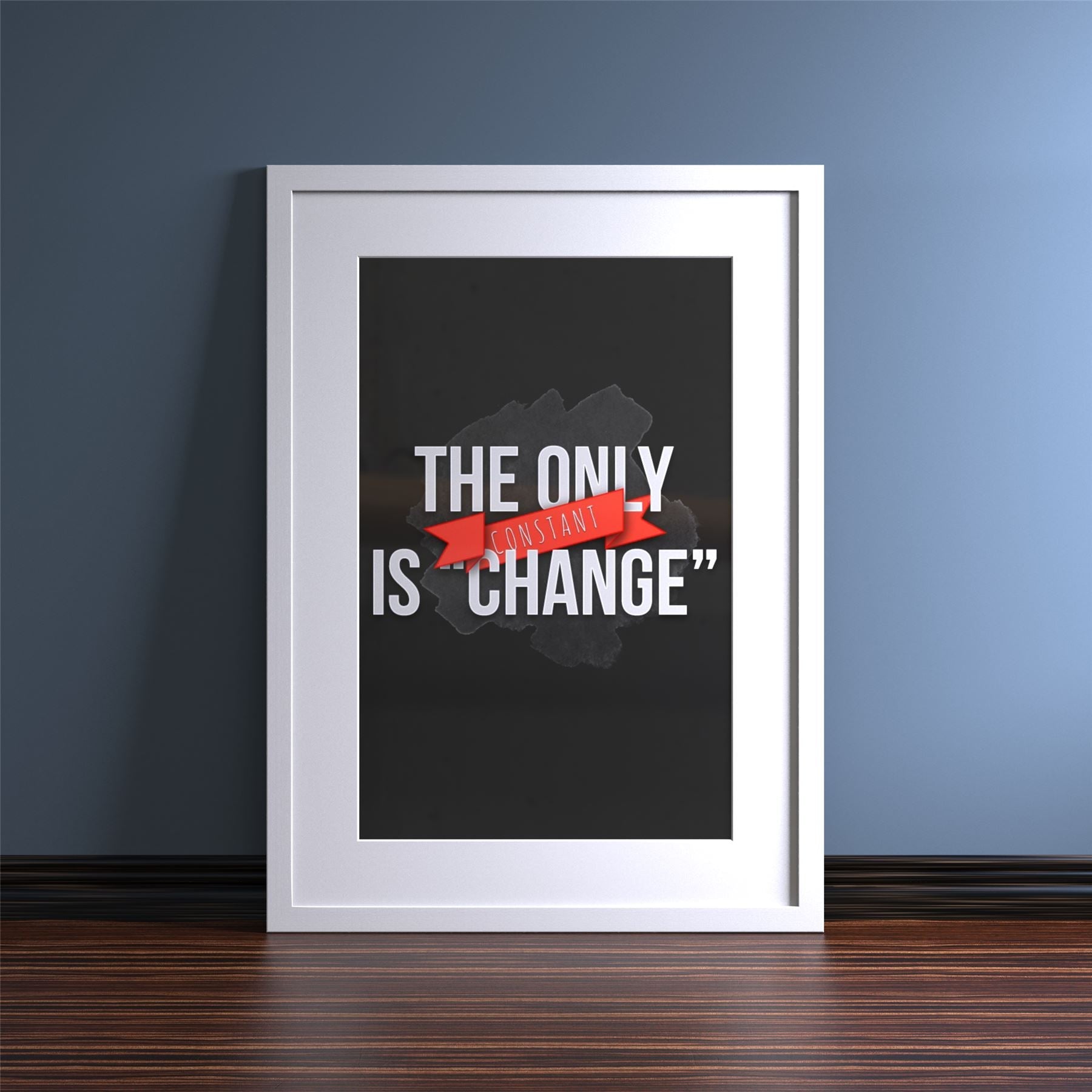Classic White Picture, Photo & Poster Frame with White Mount