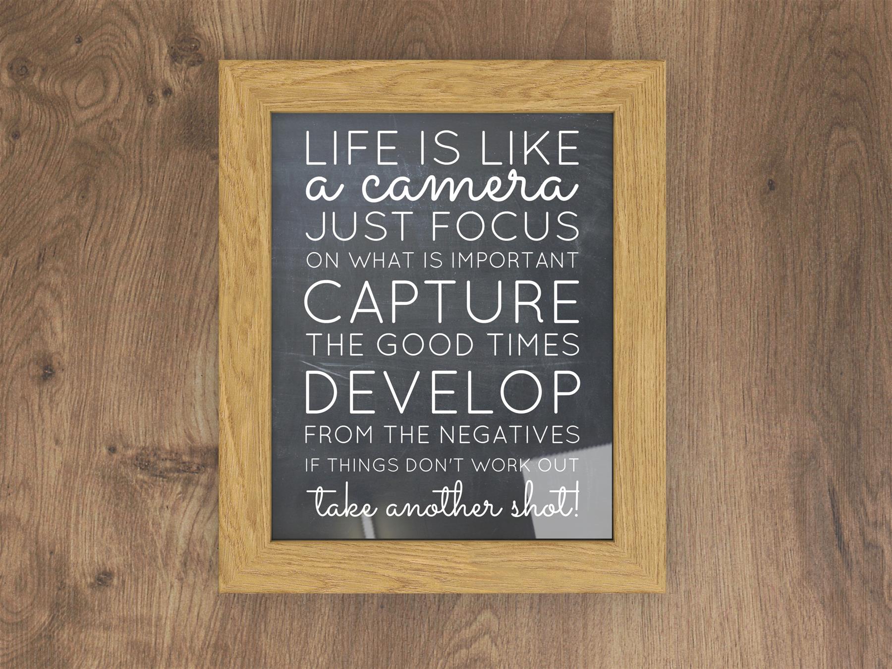 Classic Oak Photo, Picture & Poster Frames