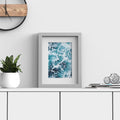Classic Silver Picture, Photo & Poster Frame with White Mount