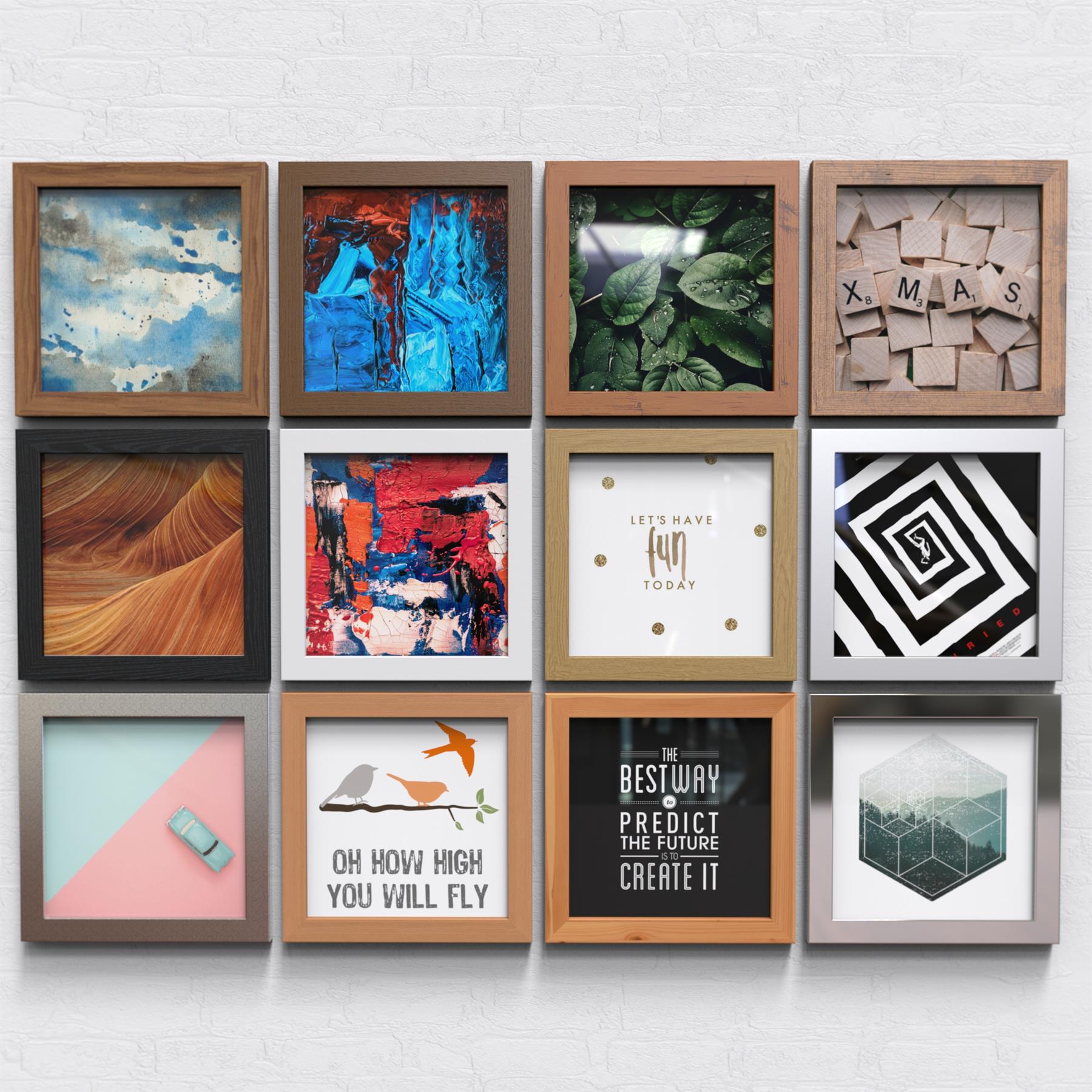 Classic Oak Photo, Picture & Poster Frames